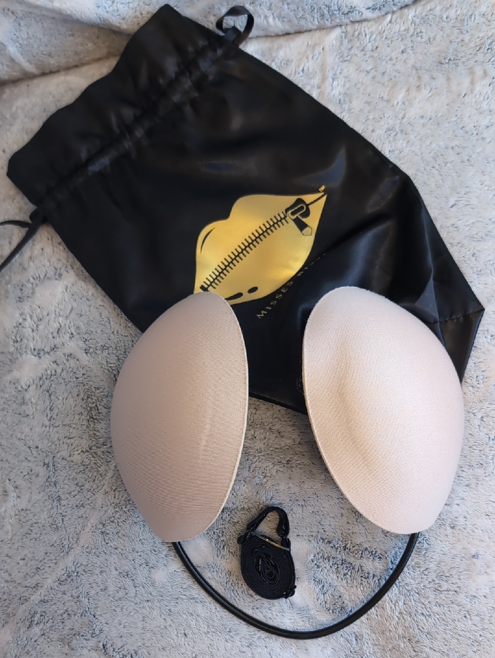 Adhesive Strapless Silicone Bra Cups - Nude